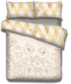 AmeliaHome Snuggy Golden Poppy Bedding Set 200x220/80x80 2pcs