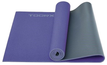 Fitnesa un jogas paklājs Toorx Yoga Mat Purple/Grey 173x60x0.6cm