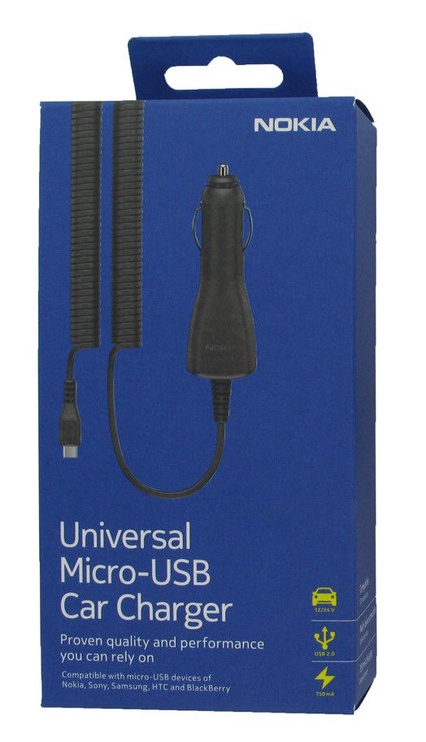 Automobilinis įkroviklis Nokia, Micro USB