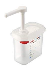 Stalgast Pump Dispenser For Sauces G/N 1/9 1.5l White