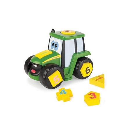 Игрушечный трактор John Deere Johnny Tractor 46654, зеленый