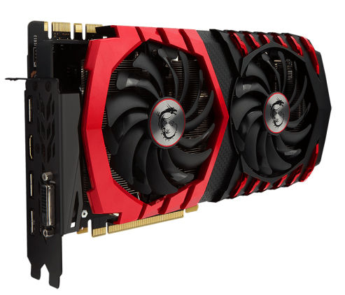 Vaizdo plokštė MSI GeForce GTX 1070 GAMING X 8G, 8 GB, GDDR5 