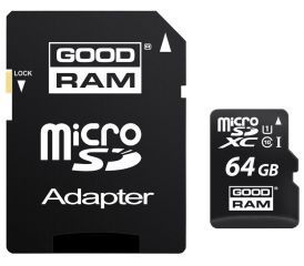 Goodram 64GB Micro SDXC UHS-I Class 10 + Adapter