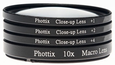 Phottix +1 / +2 / +4 / 10X Macro Close-Up Lens 77mm