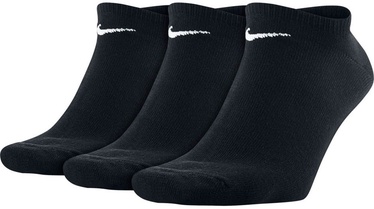 Носки Nike Value No Show 3, белый/черный, 34-38, 3 шт.