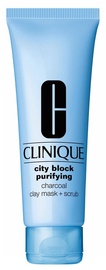 Veido odos šveitiklis Clinique City Block Purifying Charcoal Clay Mask + Scrub ,100 ml