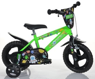 Bērnu velosipēds Bimbo Bike Cosmos 77337, zaļa, 12"