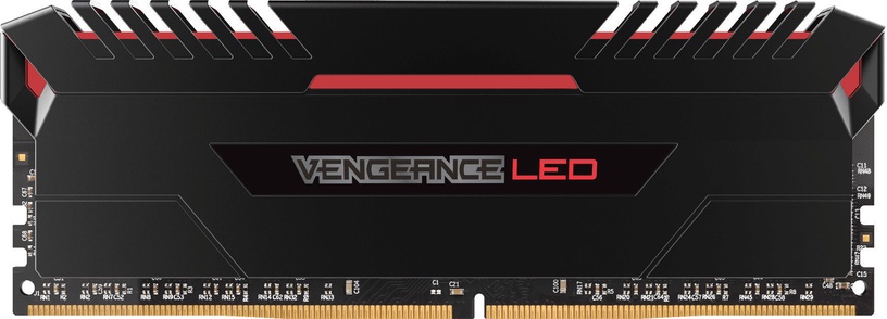 Operatīvā atmiņa (RAM) Corsair Vengeance LED Red, DDR4, 32 GB, 3000 MHz