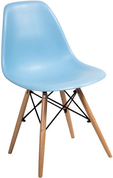 Стул для столовой, синий, 46 см x 42 см x 83 см