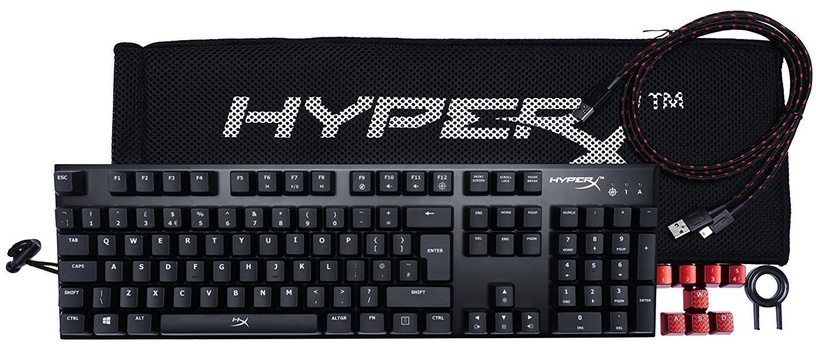 Klaviatūra Kingston HyperX Alloy HyperX Alloy Cherry MX Red EN, juoda