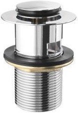 RUBINETA Click-Clack 1 1/4" Brass Pop-Waste