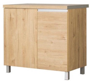Apakšējais virtuves skapītis Bodzio Monia Kitchen Lower Corner Straight Left Brown, 900x520x860 mm