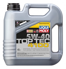 Машинное масло Liqui Moly 5W - 40, синтетический, для легкового автомобиля, 4 л