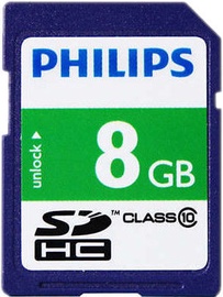 Philips 8GB SDHC Class 10 FM08SD45B