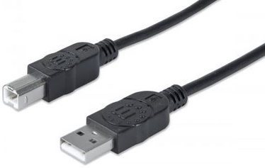 Manhattan Cable USB to USB Black 1m