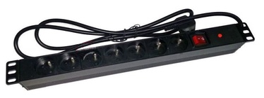 A-Lan Surge Protector 7 Outlet Black 1.8m