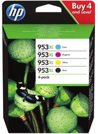 HP Ink Cartridge 953XL 4-Pack Cyan/Magenta/Yellow/Black