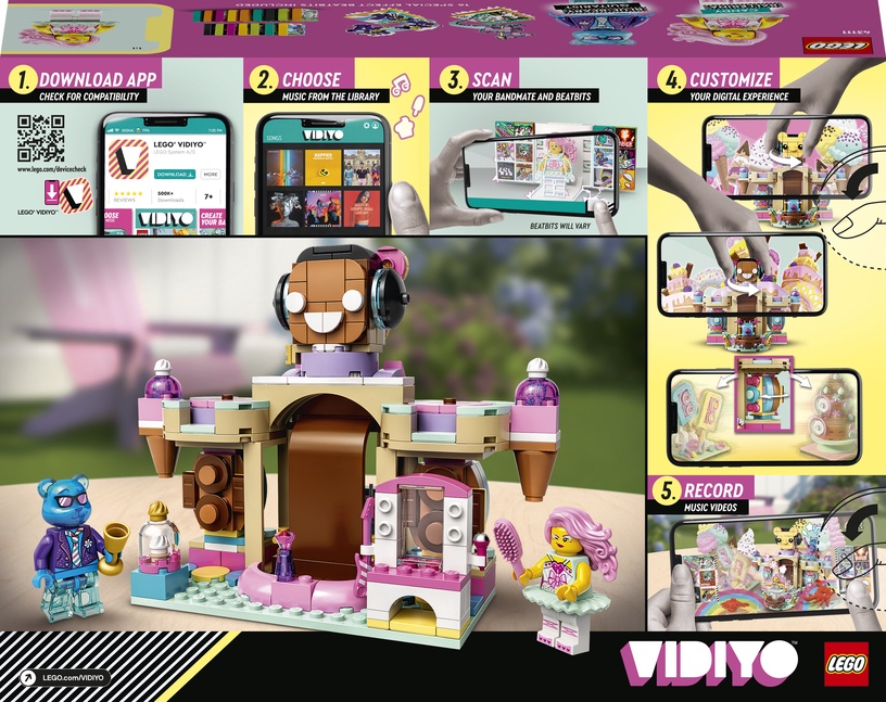 Konstruktor LEGO VIDIYO Candy Castle Stage 43111, 344 tk