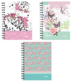 Herlitz Spiral Hardback Notebook A6 Ladylike Assortment 11232543