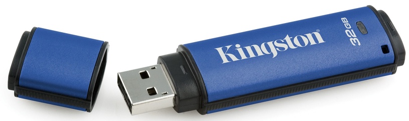 USB atmintinė Kingston DataTraveler Vault Privacy 3.0 Anti-Virus, 32 GB