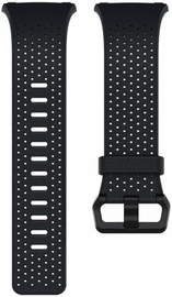 Fitbit Ionic Perforated Horween Leather Band Midnight Blue Large