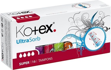 Kotex UltraSorb Super Tampons 16pcs