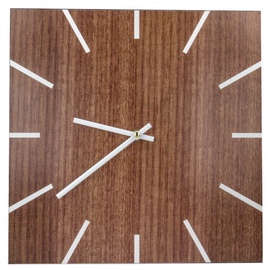 Mocco Wood Wall Clock Brown