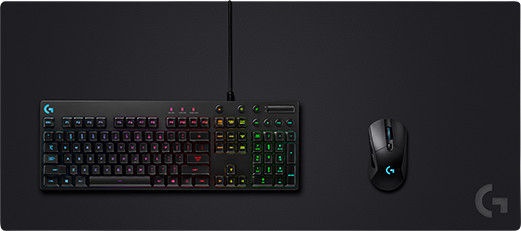 logitech extended mouse mat