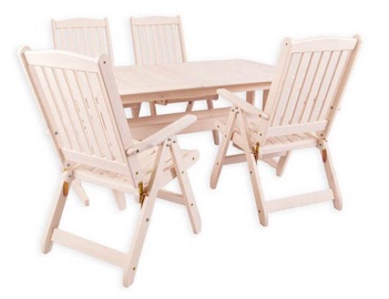 Folkland Timber Garden Set Lolland White