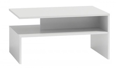 Kafijas galdiņš Top E Shop Boston, balta, 900x600x450 mm