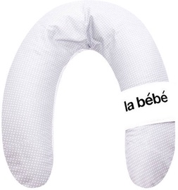 La Bebe Rich Satin Nursing Maternity Pillow 30x175cm Ripple Grey 81027