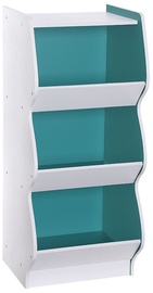 Songmics Toy Storage Shelf White/Blue