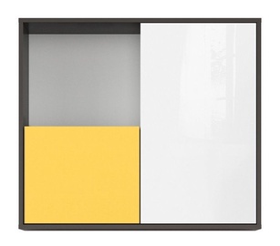 Black Red White Graphic SFW2D Cupboard Yellow/Grey/White