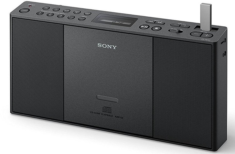 Magnetola Sony ZS-PE60 Black, 2 W, juoda