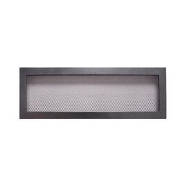 Kamīna režģis Hearth, 17 cm x 49 cm, tērauds, sudraba/melna