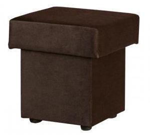 Bodzio Pouf With Storage Velor Brown