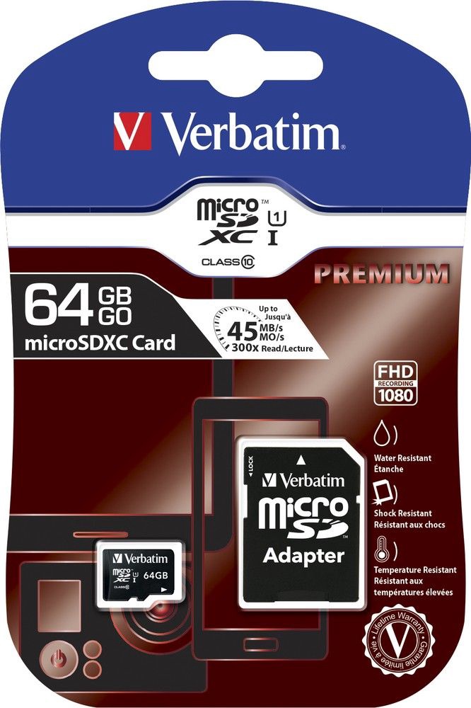 Mälukaart Verbatim, 64 GB