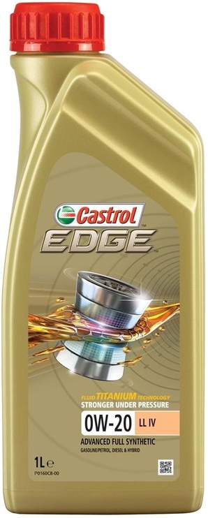 Motoreļļa Castrol Edge 0W - 20, sintētiskais, vieglajam auto, 1 l