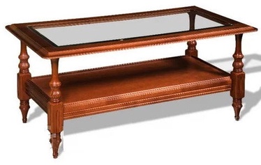Kafijas galdiņš GomelDrev Prestiz Nut, 1160x590x513 mm