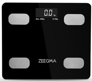 Zeegma Gewit Bathroom Scale Black