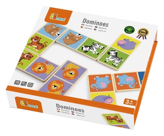 Stalo žaidimas Viga Wild Animals Dominoes 51307
