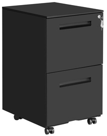Biroja skapis Songmics File Cabinet Black, 39x50x69.5 cm