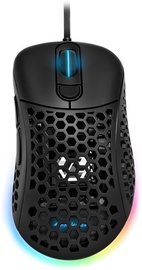 Žaidimų pelė Sharkoon Light 2 200 Black, laidinė, optinė