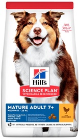 Сухой корм для собак Hill's Science Plan Canine Mature Adult 7+ Medium, курица, 18 кг