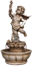 Dekoracija "Dekoratyvinis lauko fontanas" NF13229, 28 cm x 27 cm x 51.5 cm, dramblio kaulo