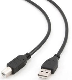 Vads Gembird USB / USB USB 2.0 A male, USB 2.0 B male, 1.8 m, melna