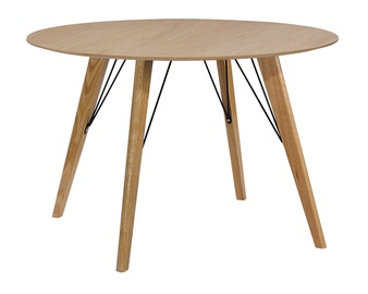 Pusdienu galds Home4you Helena Oak, 1000x1000x750 mm