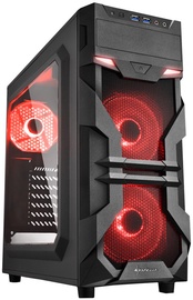 Sharkoon VG7 Window Mid-Tower Red