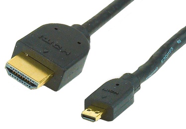 Adapter Gembird Micro HDMI male, HDMI male, 3 m