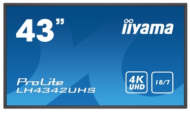 Монитор Iiyama ProLite LH4342UHS-B3, 42.5″, 9 ms